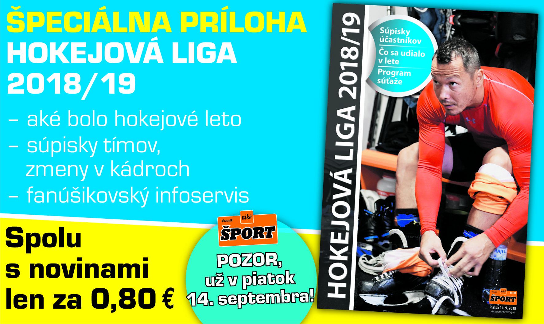 Špeciálna príloha: Hokejová liga 2018/19