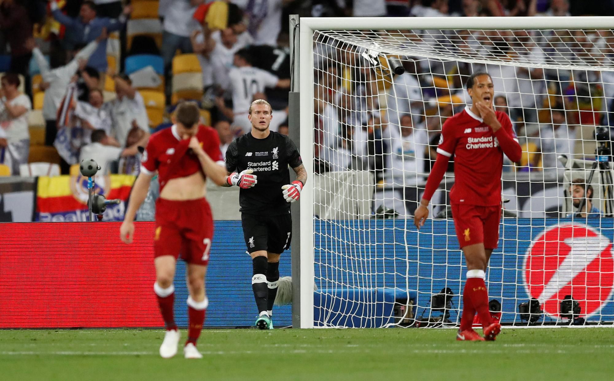 Loris Karius vo finále Ligy majstrov.