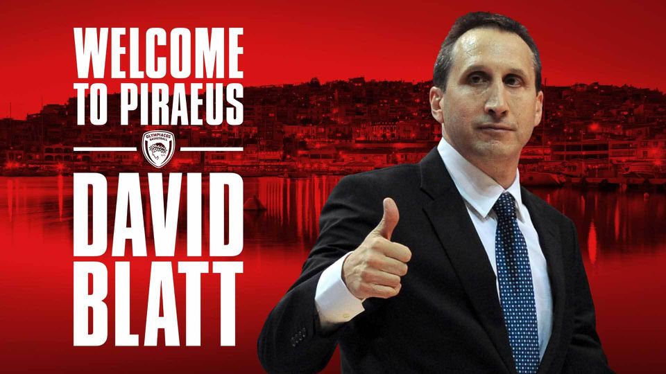 Tréner David Blatt podpísal s Olympiakosom Pireus zmluvu na dva roky