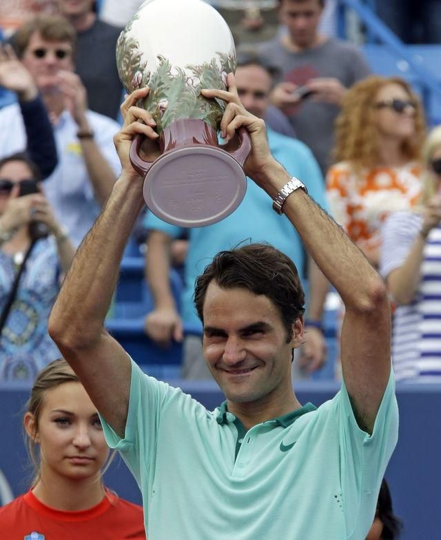 Roger Federer foto Cincinnati vitaz 2014
