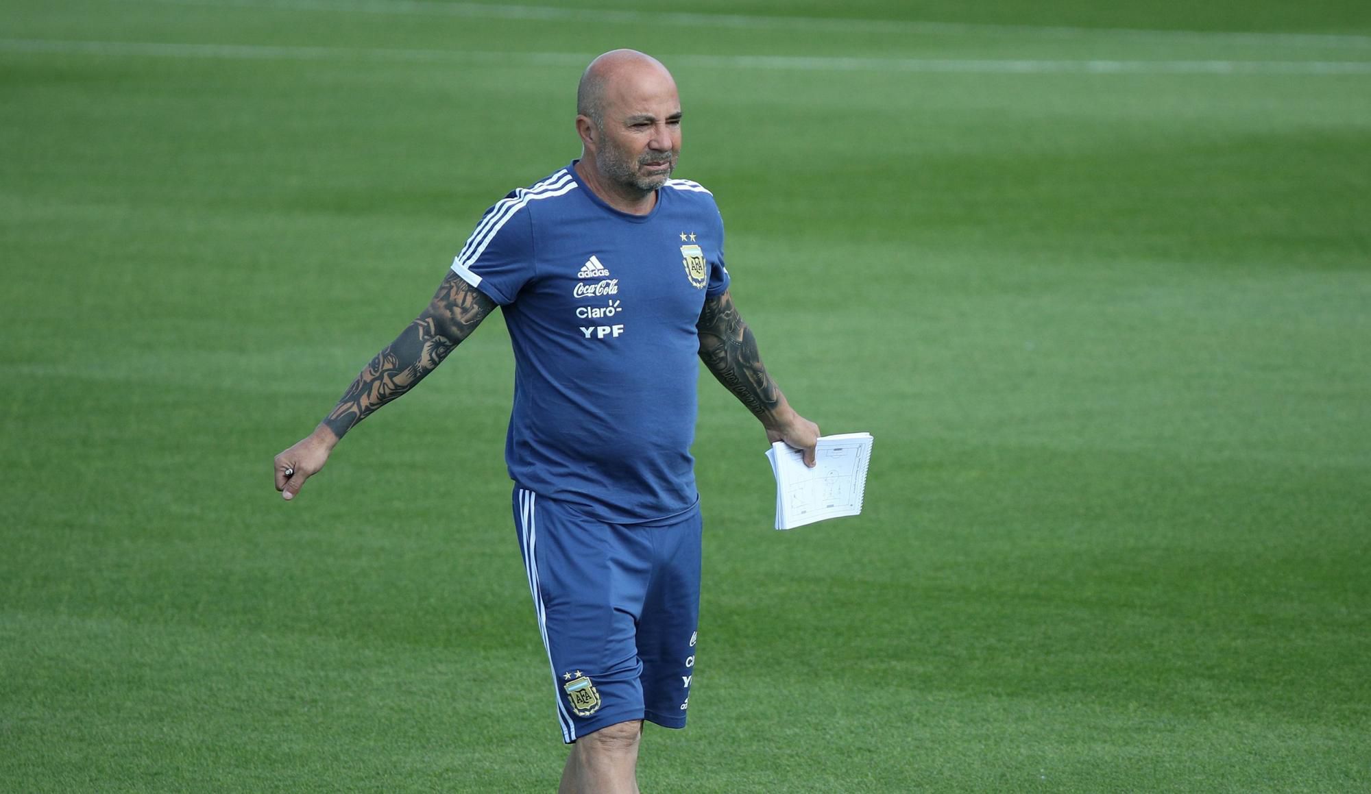 Tréner Argentíny Jorge Sampaoli už vie, koho postaví proti Nigérii