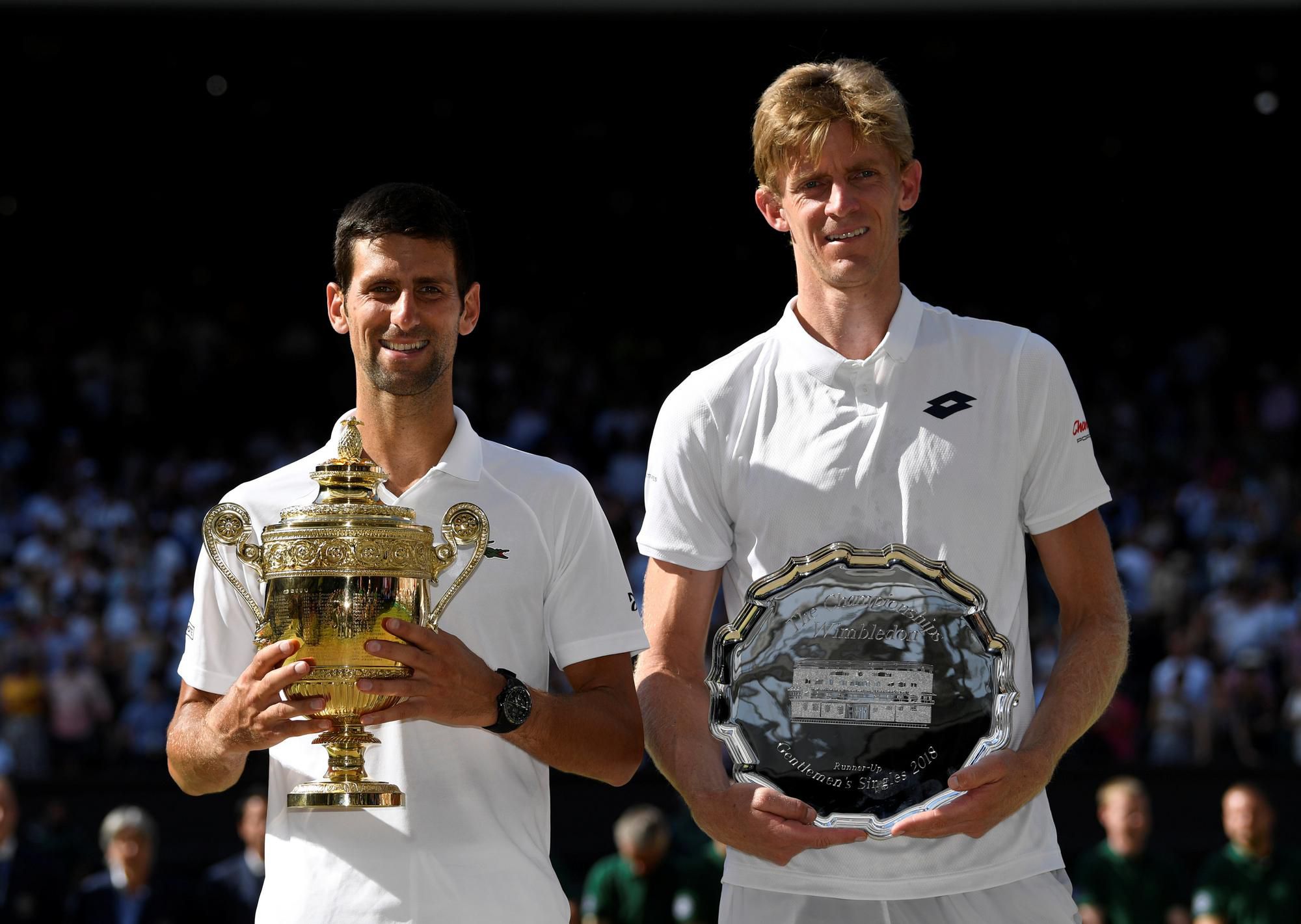 Novak Djokovič a Kevin Anderson.