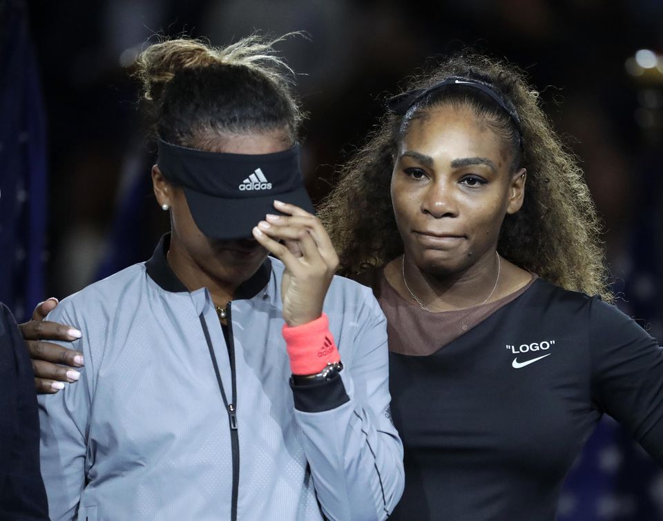 Naomi Osaková a Serena Williamsová