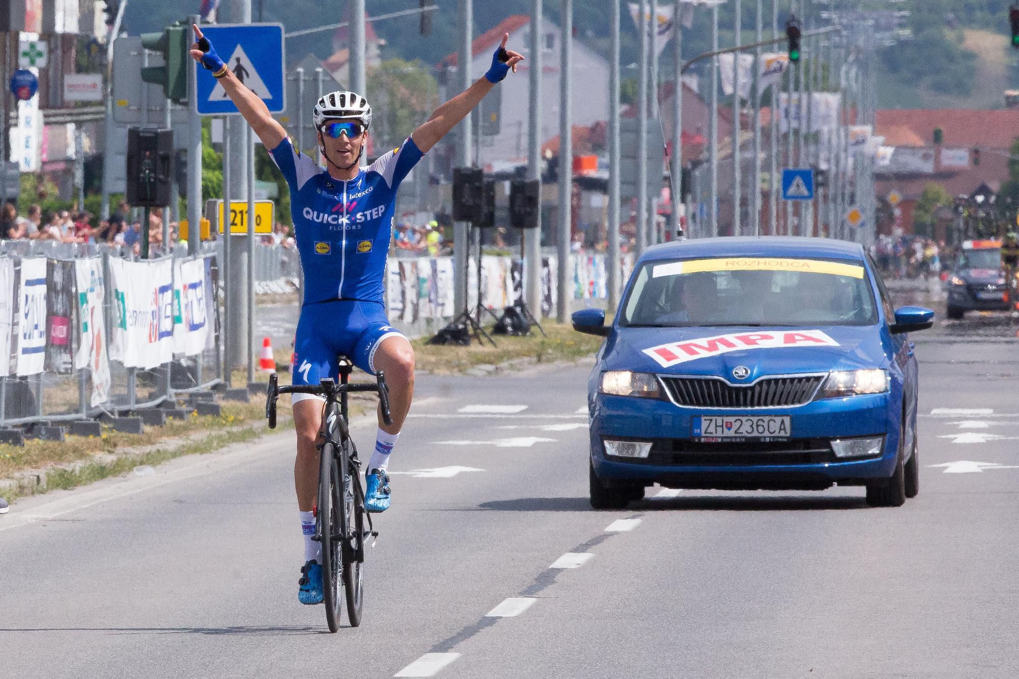 Český cyklista Zdeněk Štybar (Quick-Step Floors).