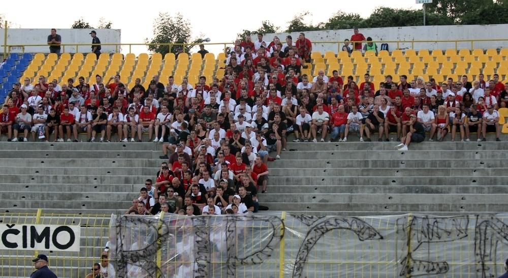 Fanúšikovia Spartaka Trnava v Sofii