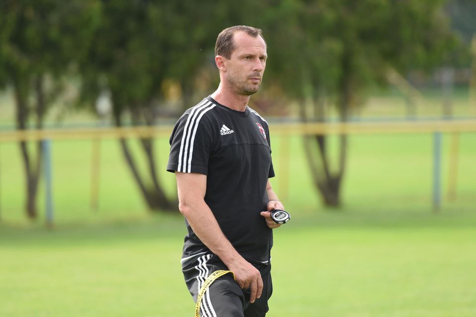 Tréner FC Spartak Trnava Radoslav Látal.