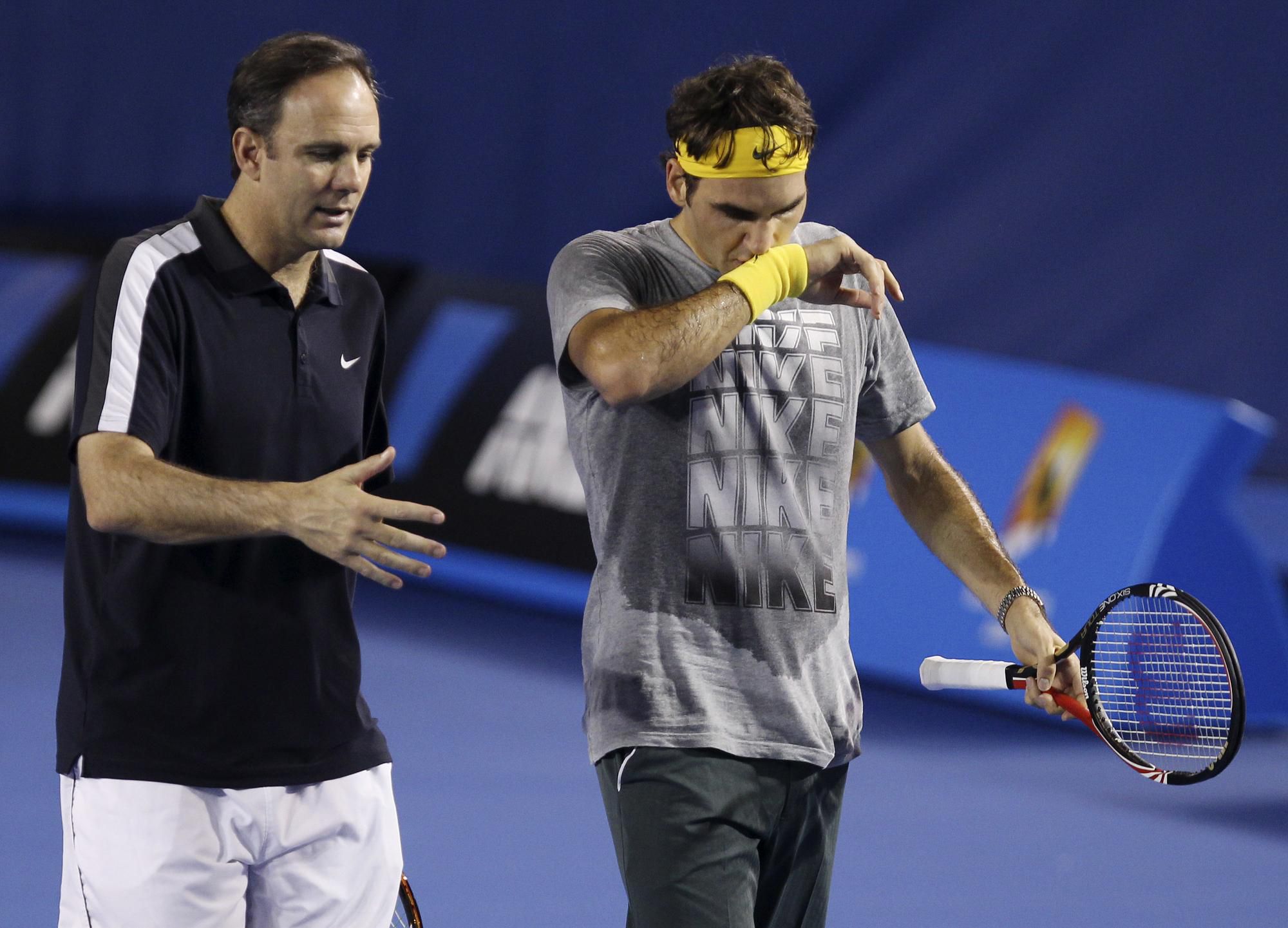 Paul Annacone s Rogerom Federerom