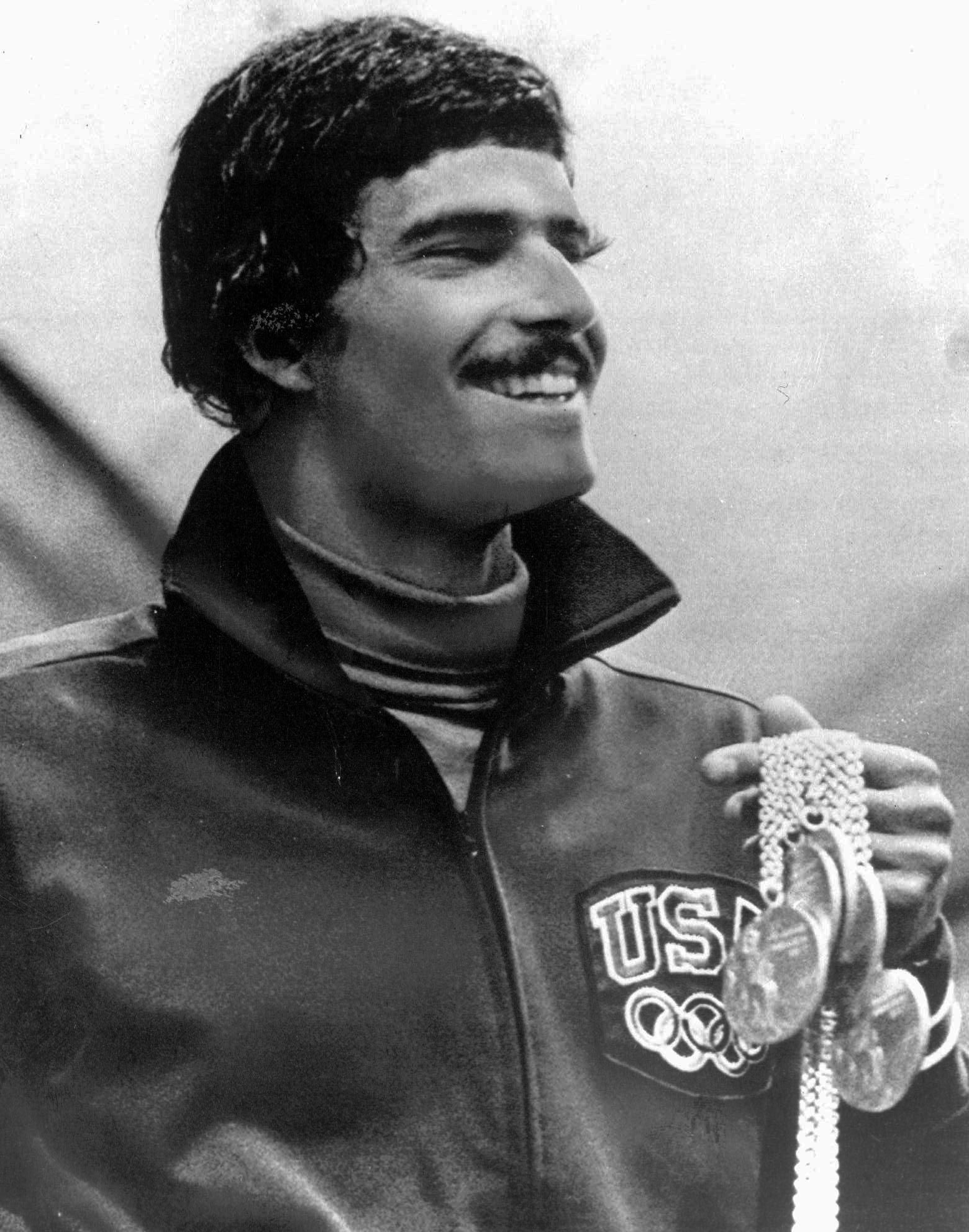 Mark Spitz na OH v Mníchove v roku 1972.