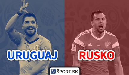 Simulácia MS vo futbale 2018: Zápas dňa Uruguaj - Rusko