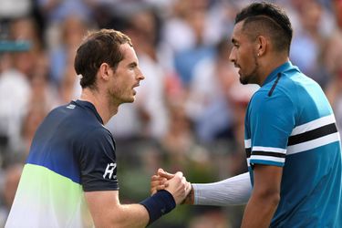 ATP Londýn: Andy Murray prehral pri návrate s Kyrgiosom