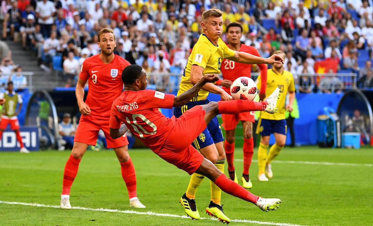 Štvfrťfinále Švédsko - Anglicko