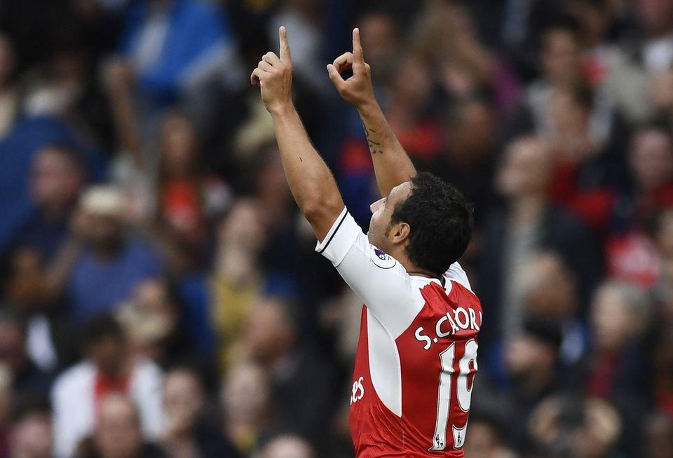 Santi Cazorla Arsenal FC gol sep16 Reuters