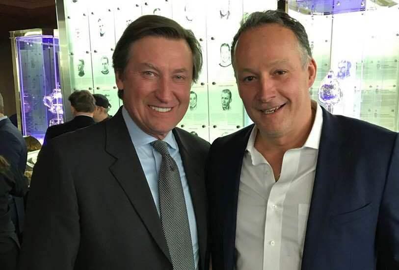 Dušan Králik a Wayne Gretzky