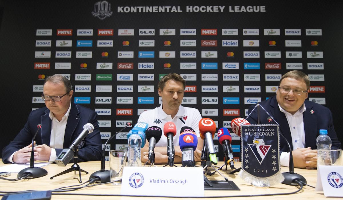 Tlačová konferencia HC Slovan Bratislava