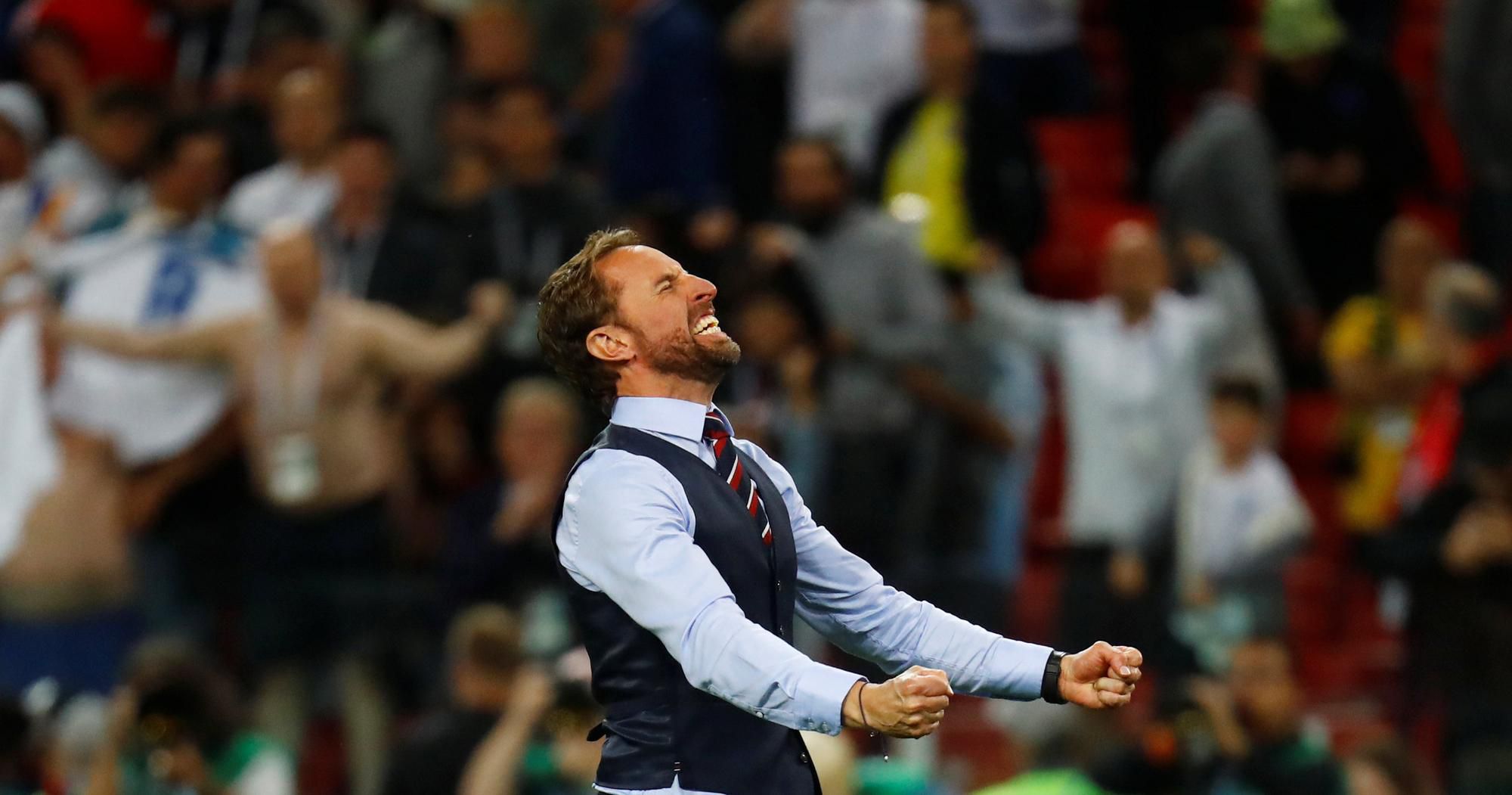 Tréner Anglicka Gareth Southgate.