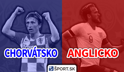 Simulácia MS vo futbale 2018: Semifinále Anglicko - Chorvátsko