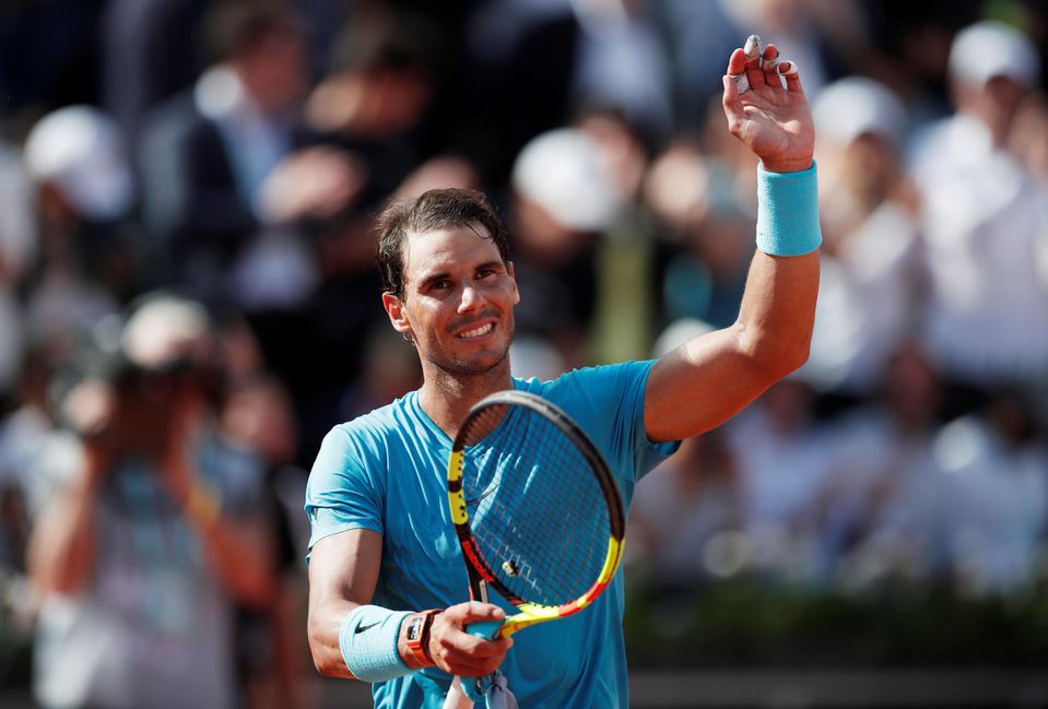 Rafa Nadal na Roland Garros.