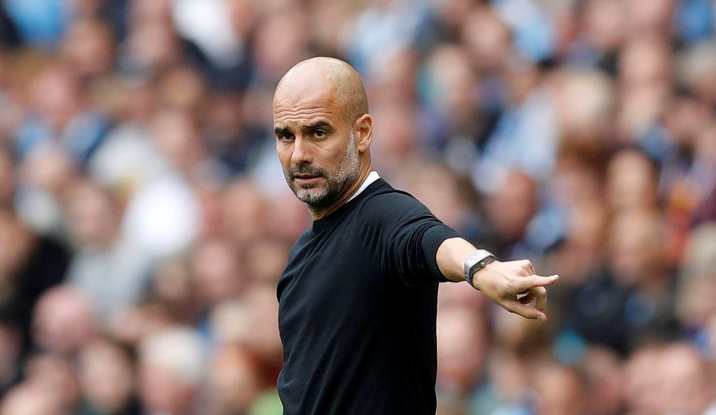 Tréner Manchestru City Pep Guardiola