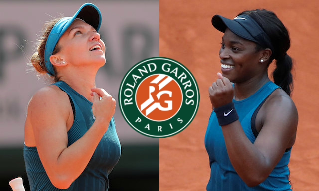 Simona Halepová vs. Sloane Stephensová (Roland Garros)