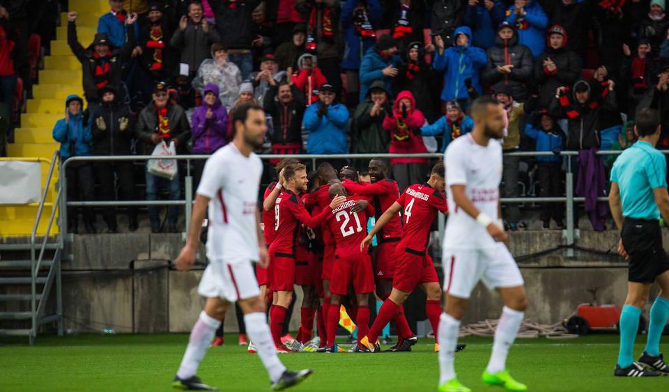 Galatasaray Istanbul počas predkola Europskej ligy.