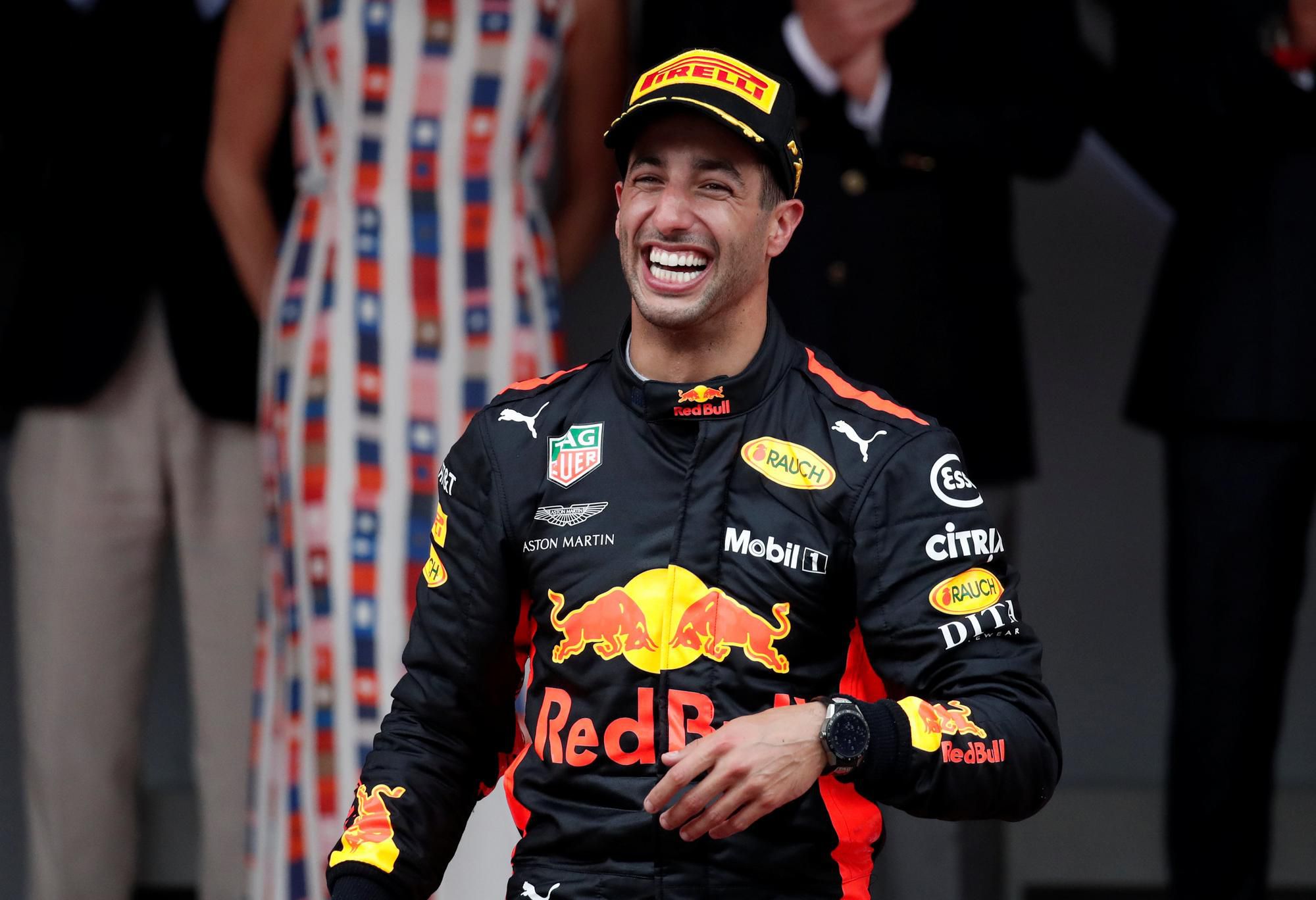 Jazdec Red Bullu Daniel Ricciardo.