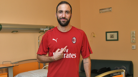 AC Miláno skompletizovalo hosťovanie Gonzala Higuaina, Bonucci sa vracia do Juventusu