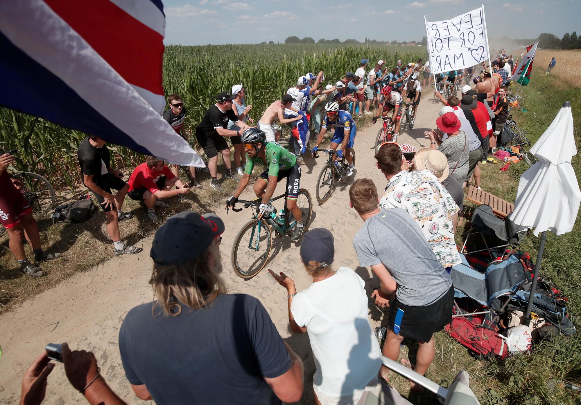 Peter Sagan v 9. etape na Tour de France.