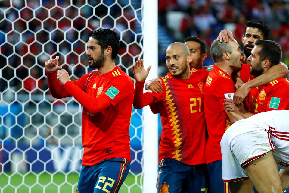 MS vo futbale 2018: Španielsko - Maroko.