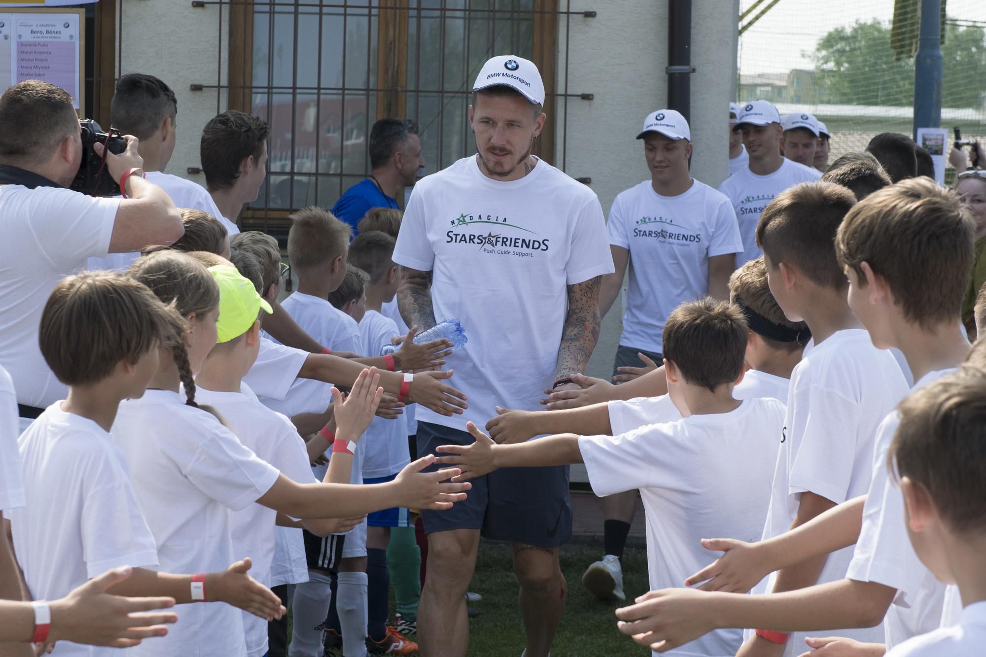 Juraj Kucka medzi mladými futbalovými talentami