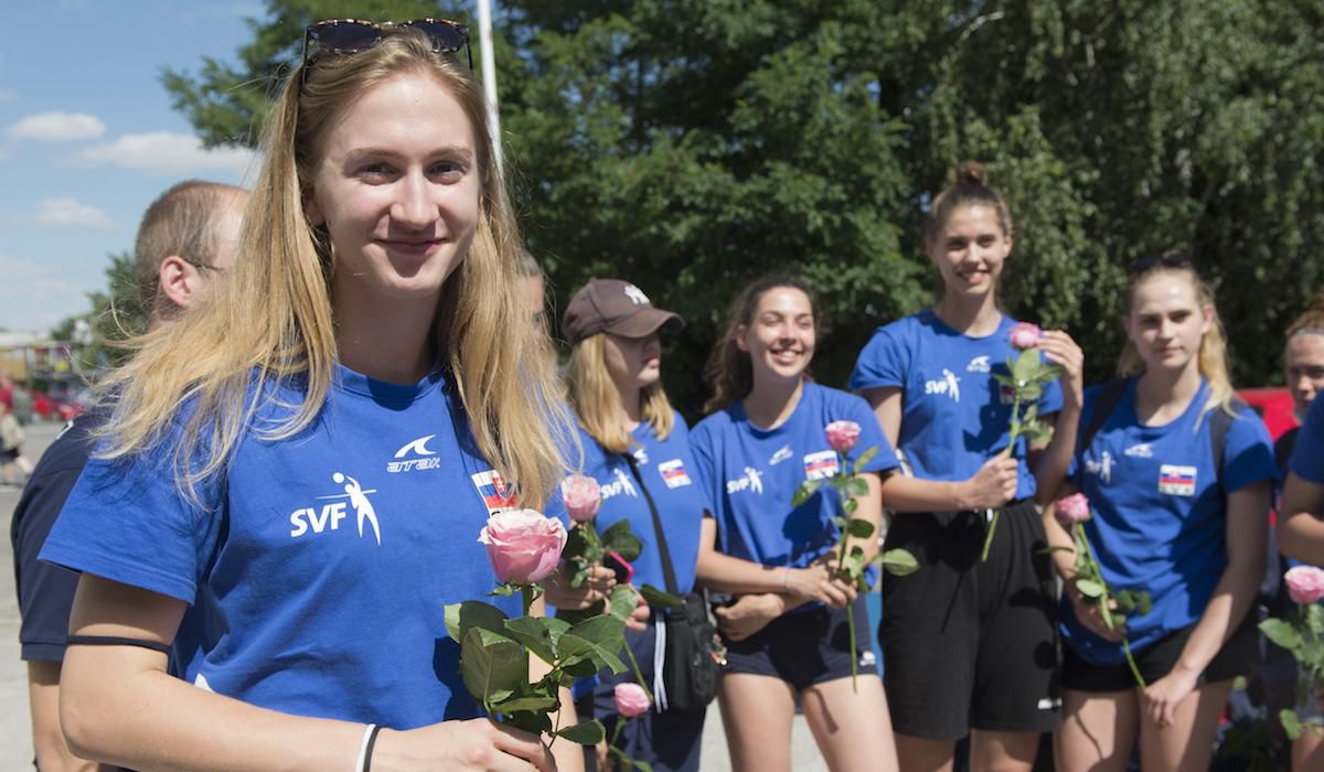 Slovenské volejbalistky do 19 rokov