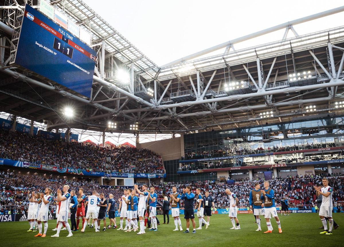 Islanďania v otváracom zápase s Argentínou dokázali vybojovať cenný bod.
