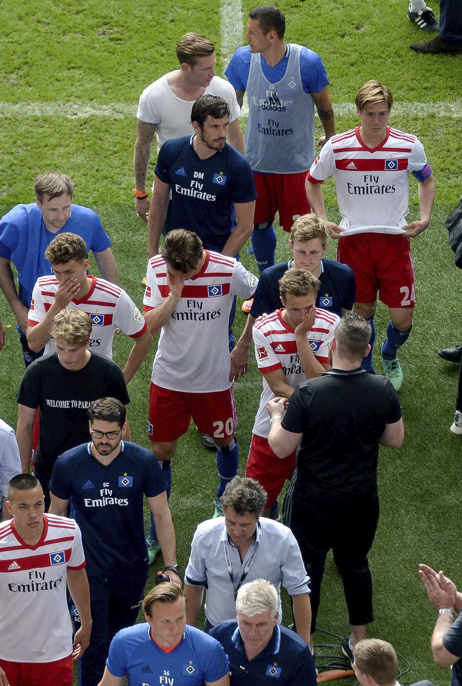 Hamburger SV vypadol z Bundesligy