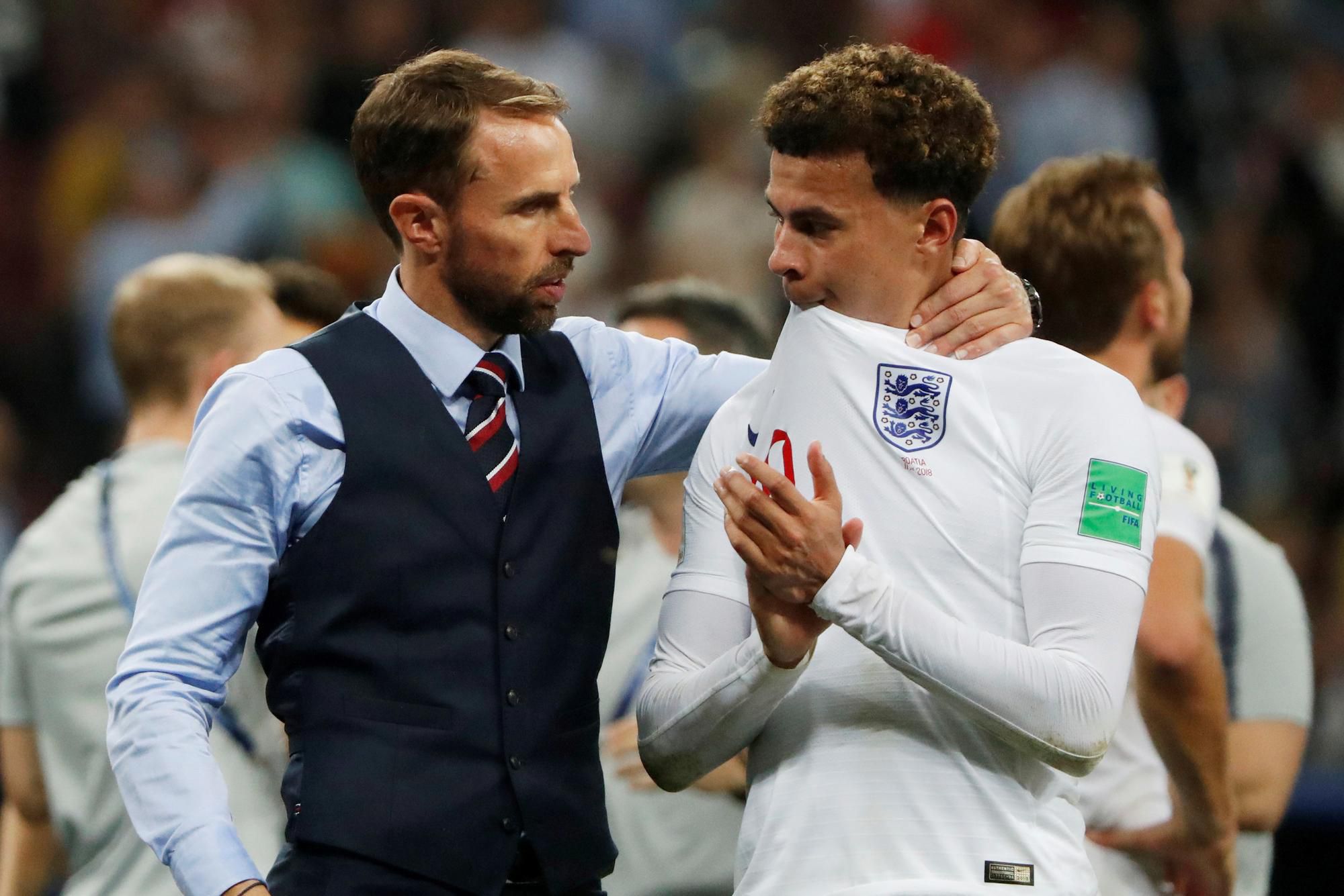 Gareth Southgate a Dele Alli