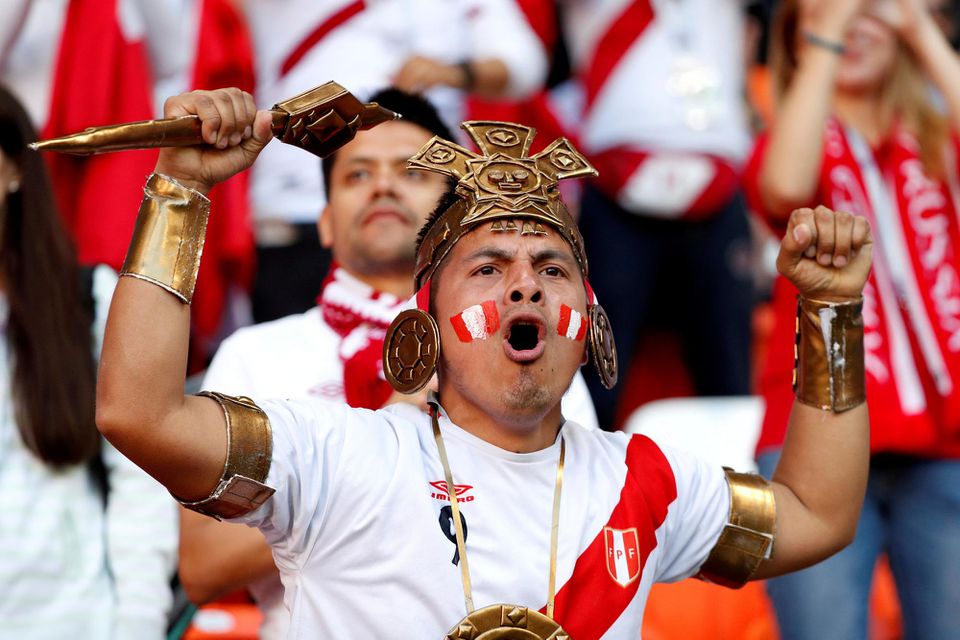 Peruánsky fanúšik.