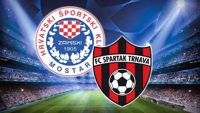 ONLINE: HŠK Zrinjski Mostar - FC Spartak Trnava.