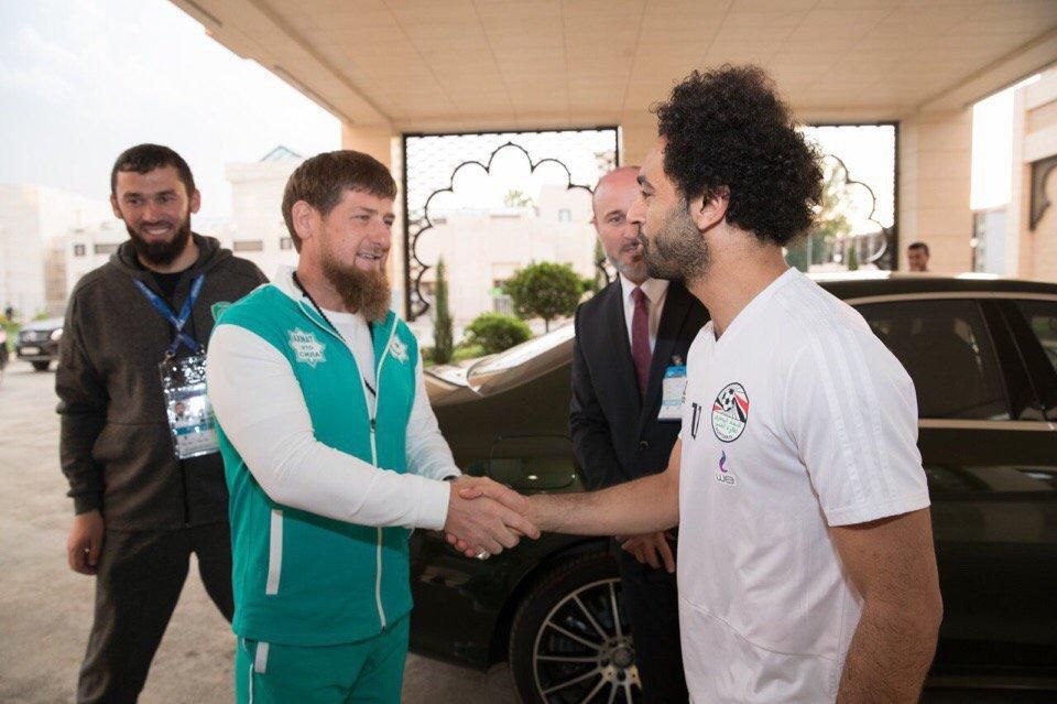 Ramzan Kadyrov a Mohamed Salah