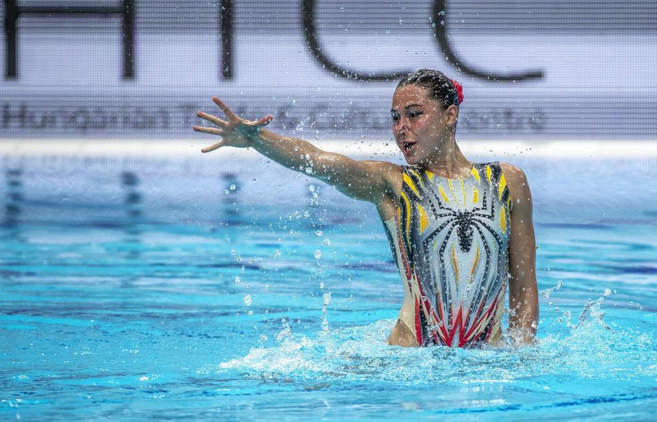Slovenská reprezentantka v synchronizovanom plávaní Nada Daabousová.