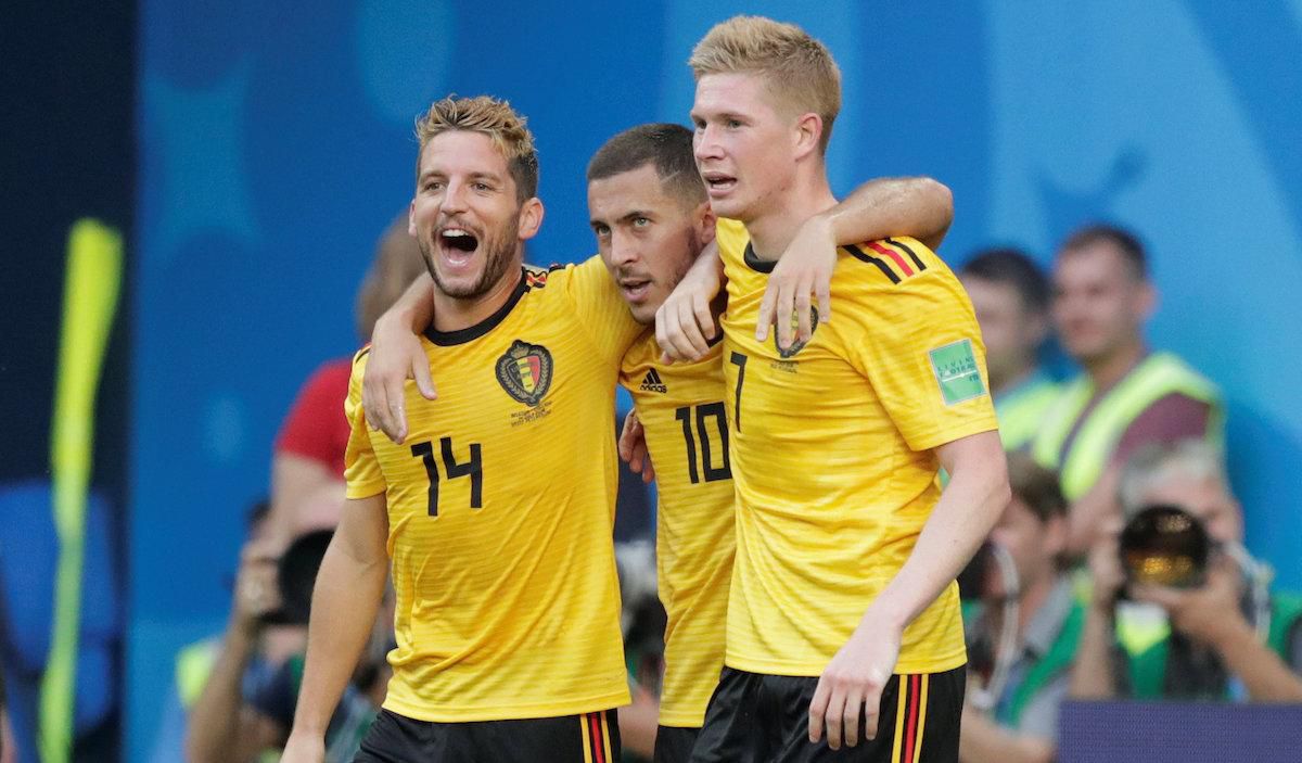 Eden Hazard a Kevin DeBruyne.