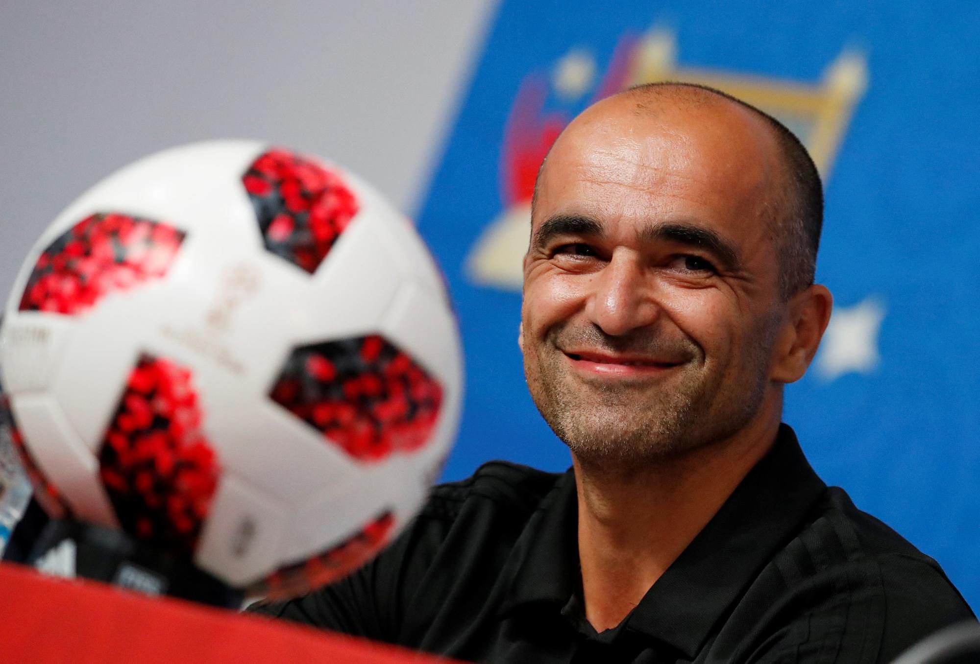 Tréner Belgicka Roberto Martinez.