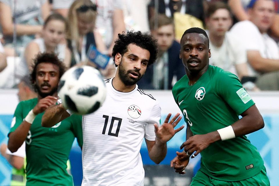 MS vo futbale 2018: Saudská Arábia - Egypt.