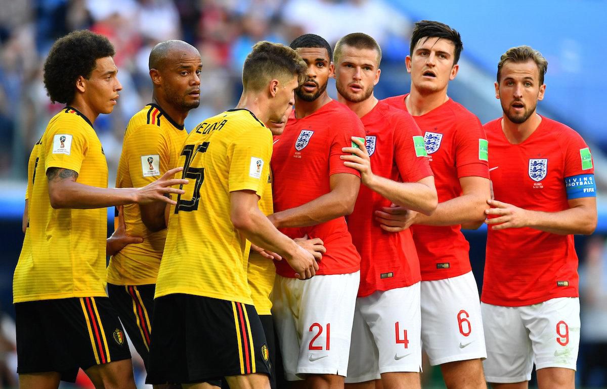 Belgicko - Anglicko v zápase o 3. miesto.