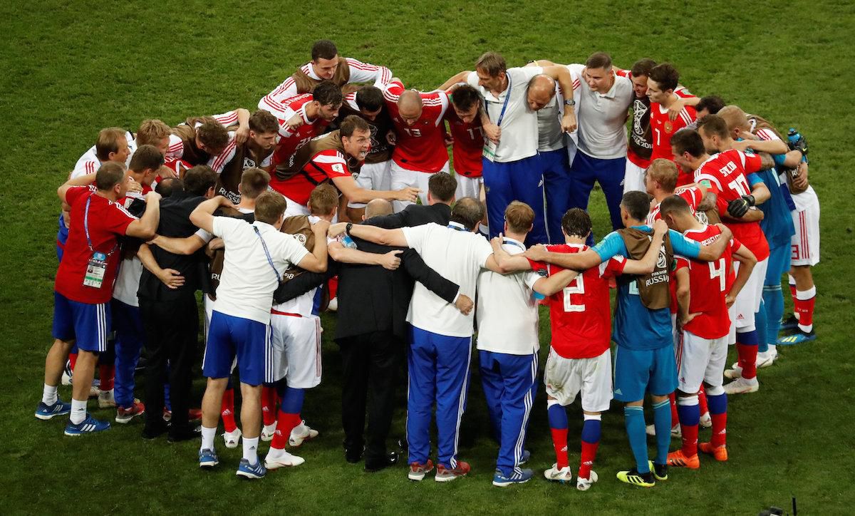 Štvrťfinále Rusko - Chorvátsko