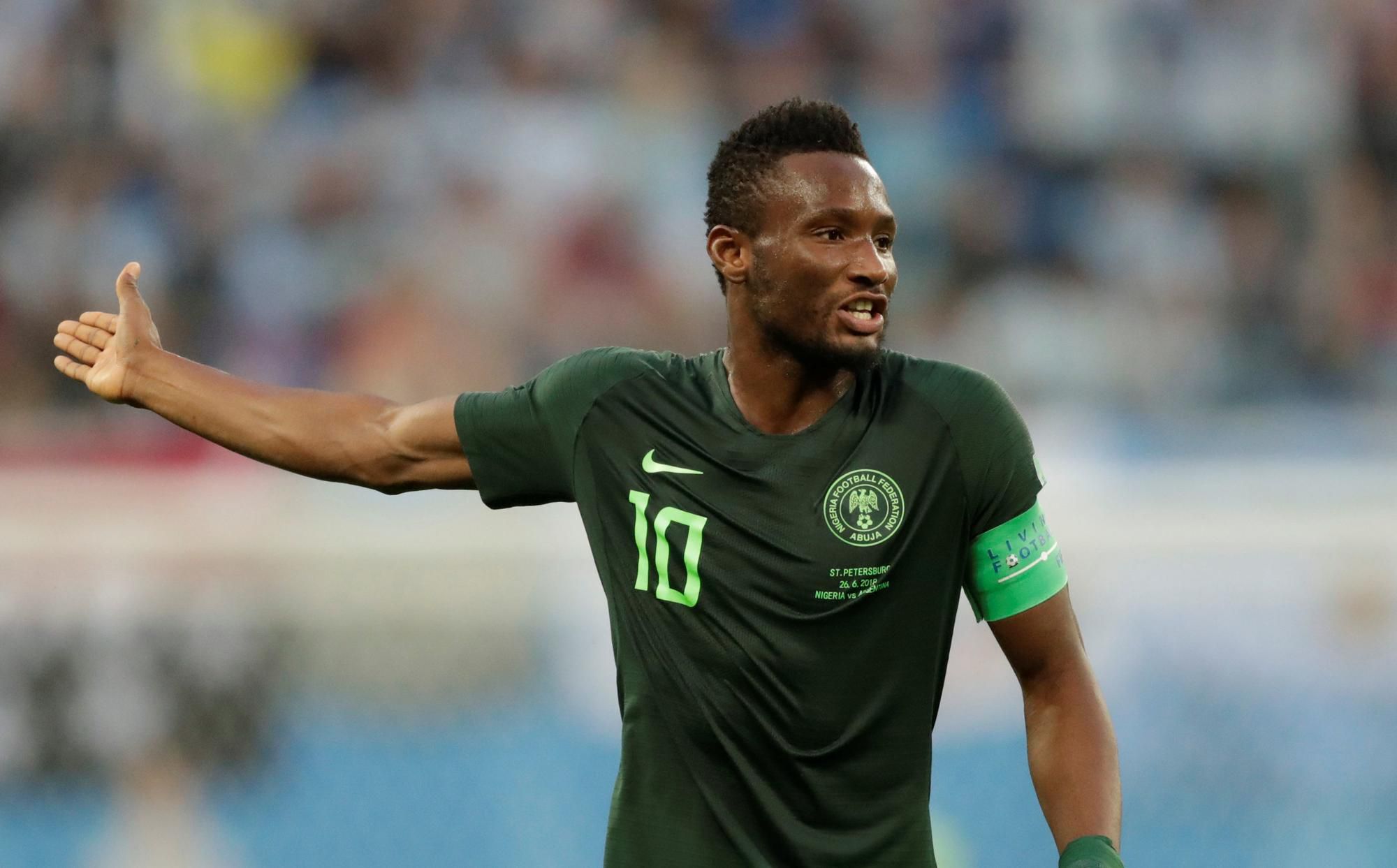 John Obi MIkel, kapitán Nigérie