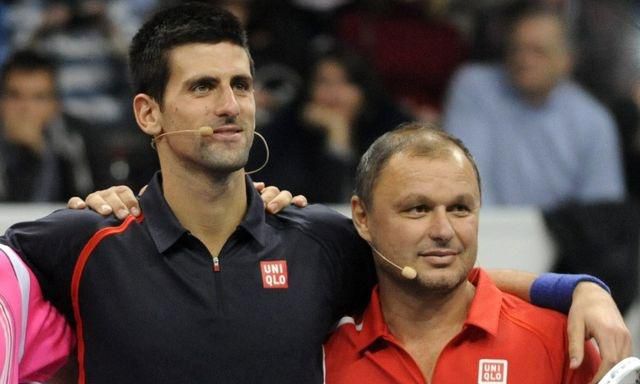 Novak Djokovič a Marián Vajda