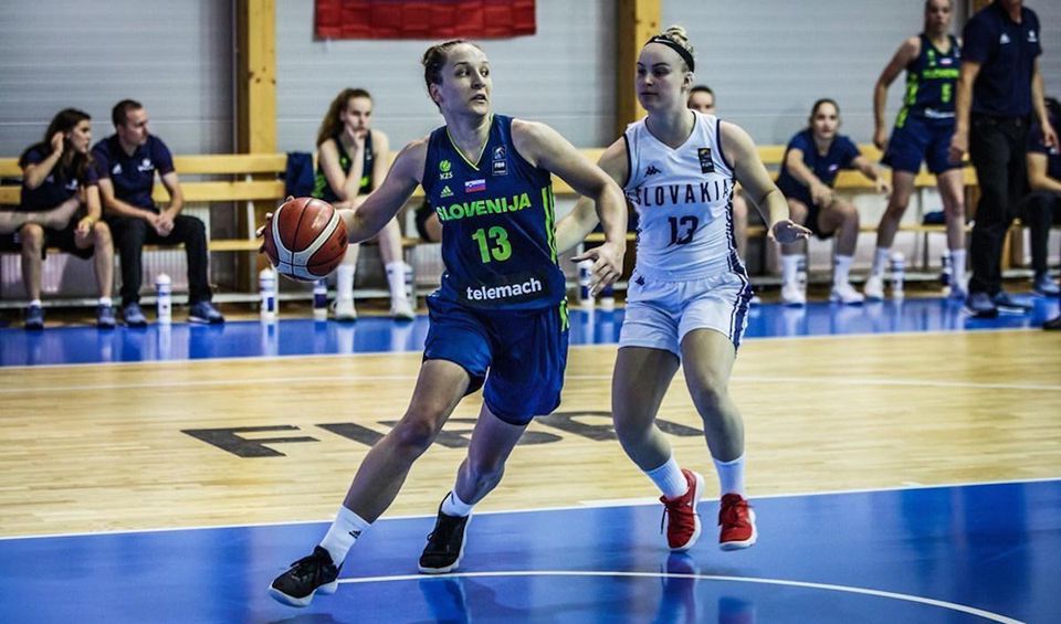 Slovenská basketbalistka do 20 rokov.