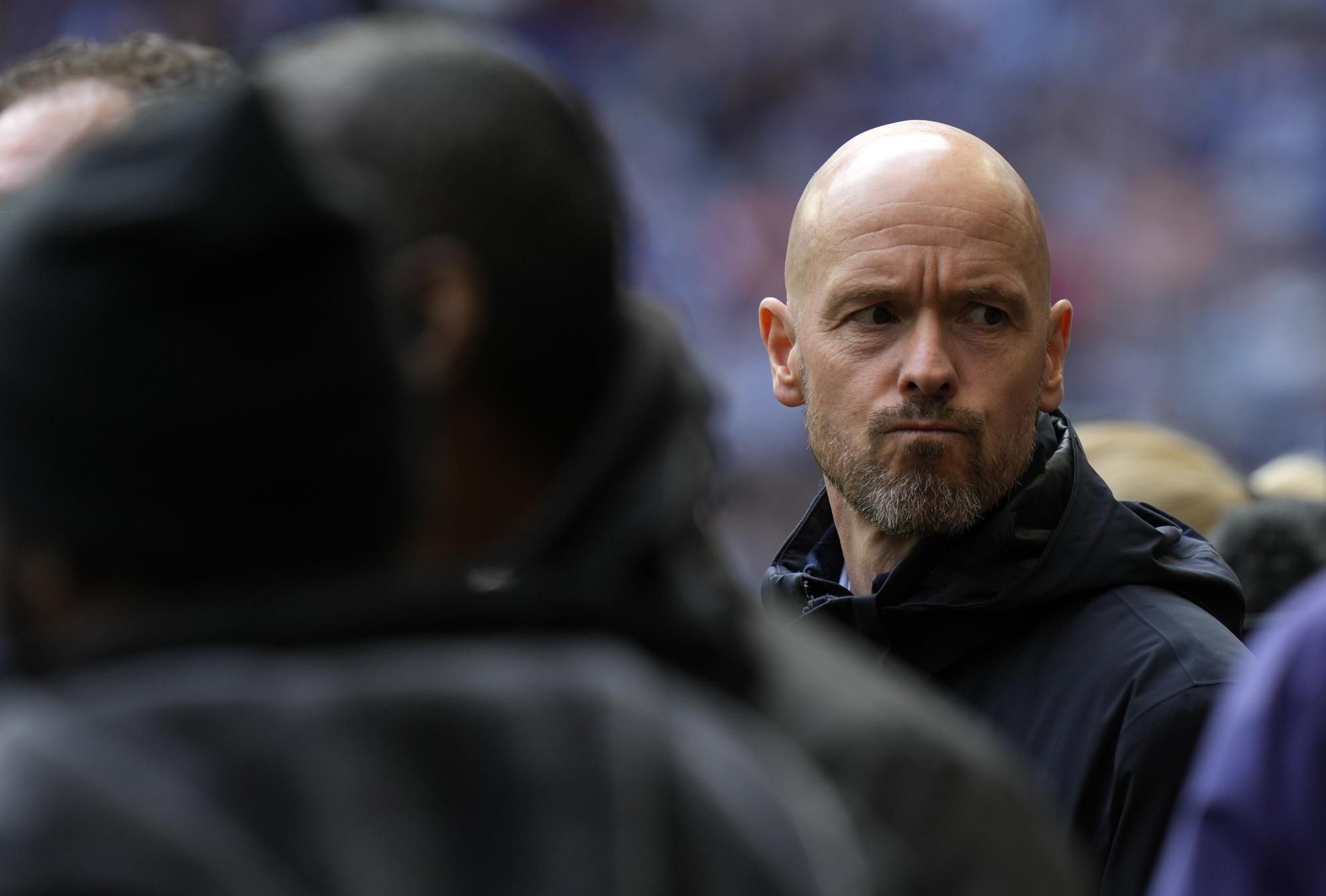 Tréner Manchestru United Erik ten Hag.