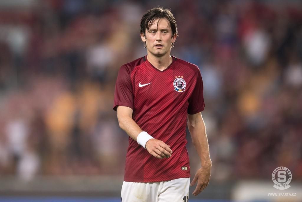 Tomáš Rosický v drese Sparty Praha