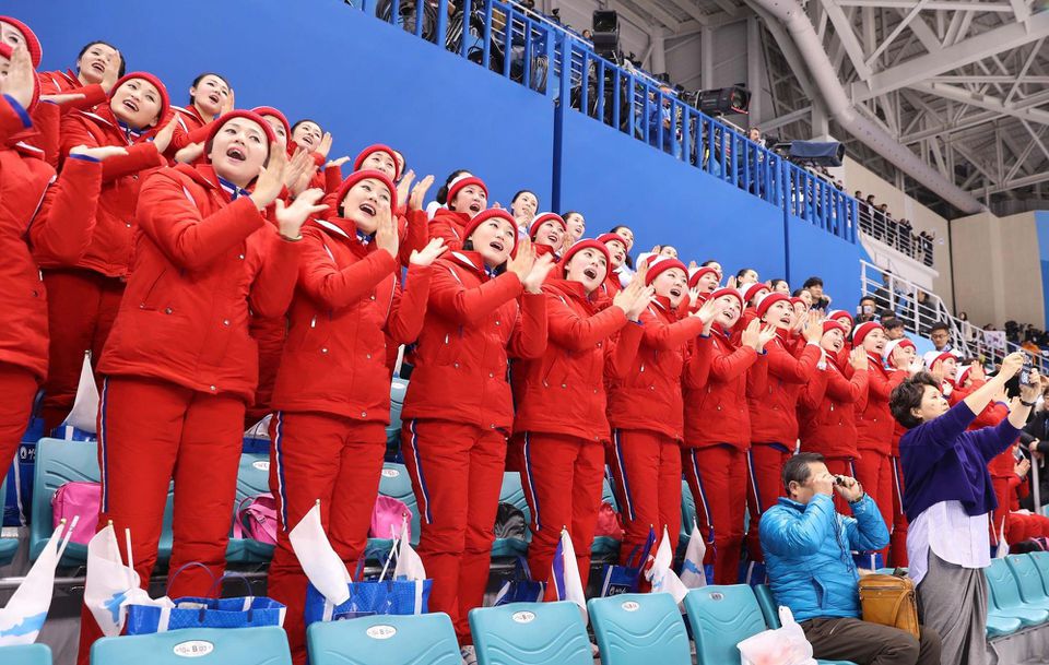 Severokórejské roztlieskávačky na ZOH 2018 v Pjongčangu
