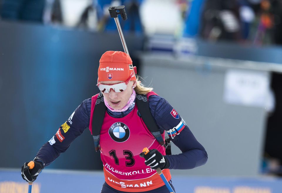 Slovenská biatlonistka Anastasia Kuzminová.