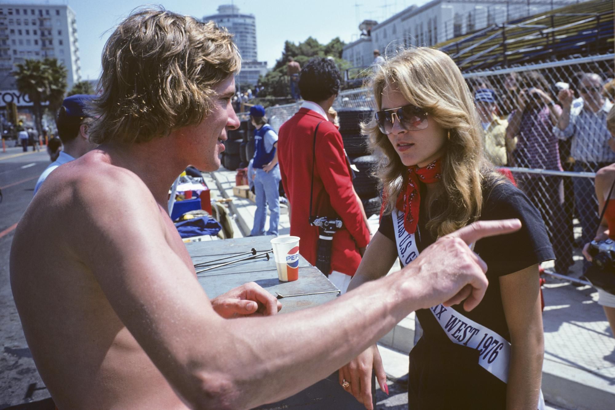 Legendárny Brit James Hunt pred Veľkou cenou USA v roku 1976